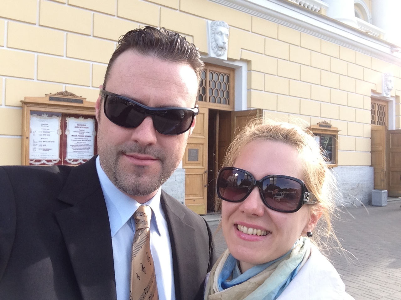 Stefan Unterleithner und Ekaterina Fluegel in Russia
